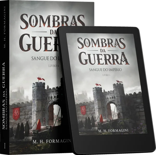 Mockup do livro impresso ao lado da versão em e-book