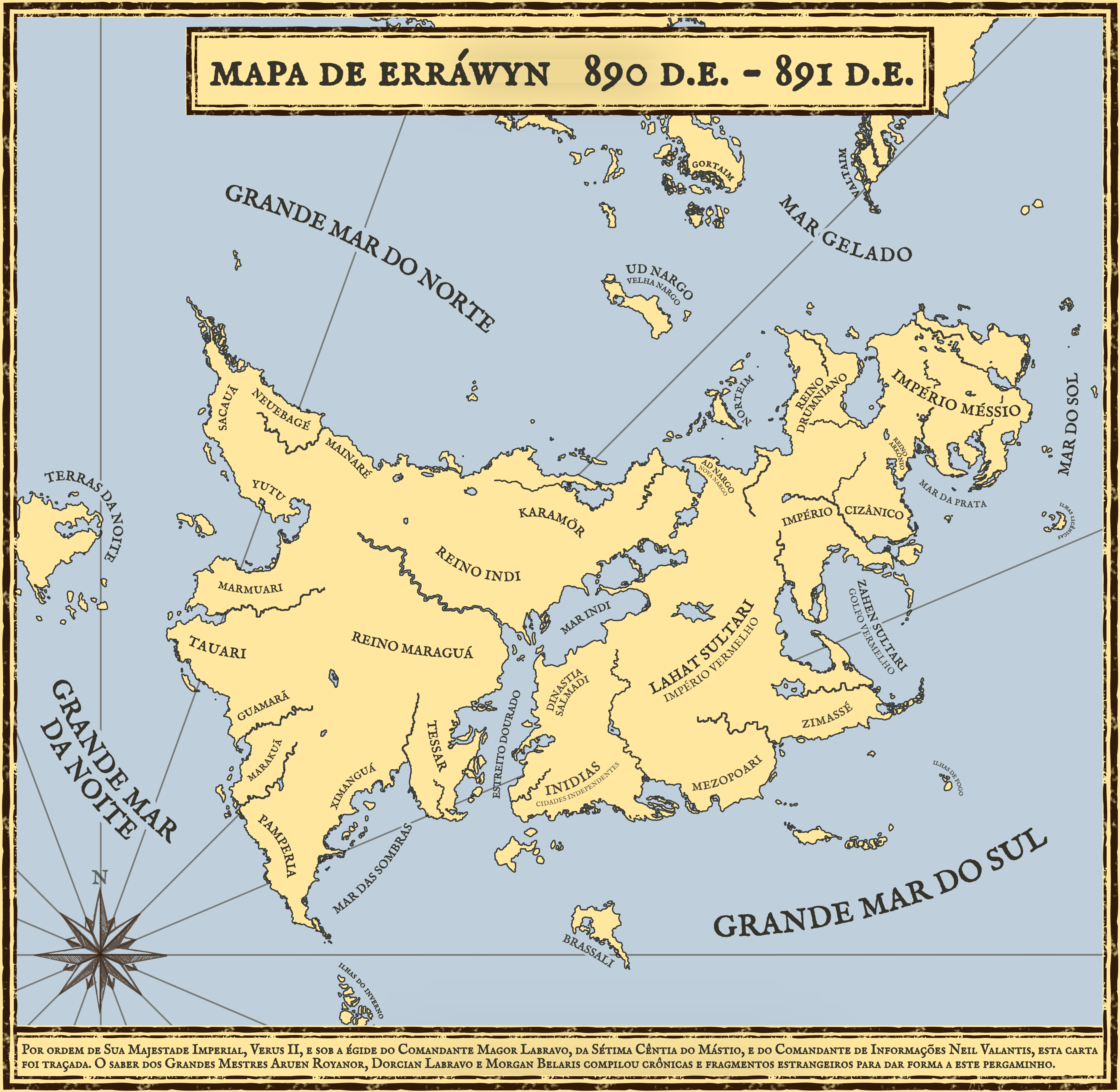 Mapa de Erráwyn